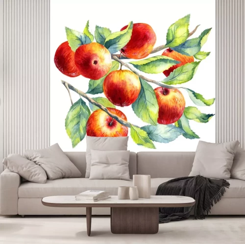 Sticker Aquarel appelboom