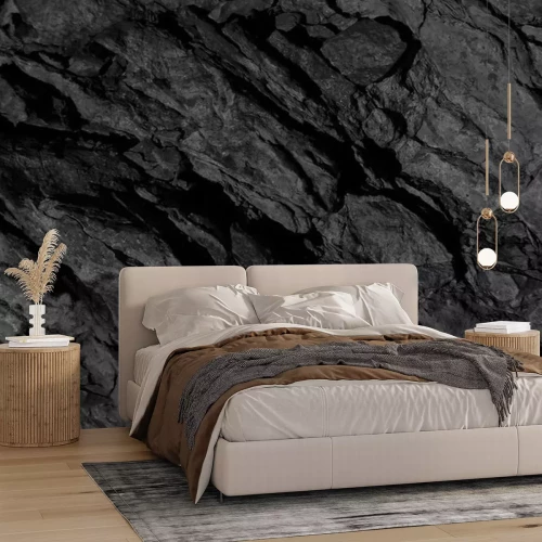 Fotobehang Stenen muur 3d