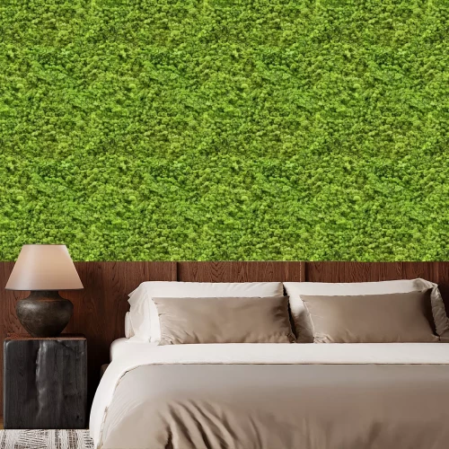 Behang Lichtgroen mos