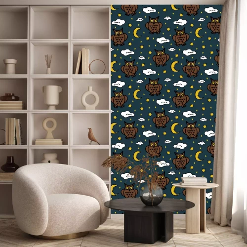 Behang Nachtbrakers manen en lucht