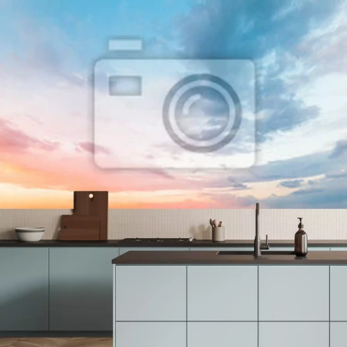 Fotobehang Kleurrijke lucht bij zonsondergang