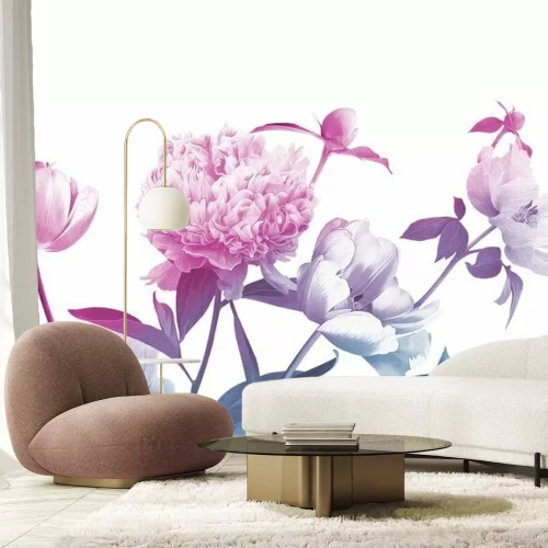 Fotobehang Bloemen bloeien in de zomer