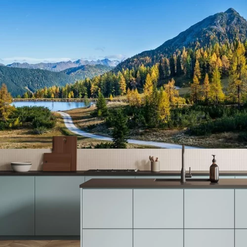 Fotobehang Herfstalpen in Oostenrijk