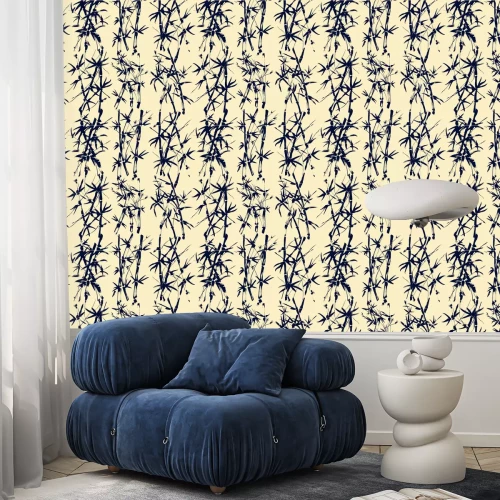 Behang Japans motief in bamboe