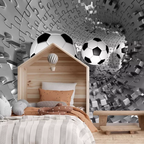 Fotobehang Puzzels en ballen