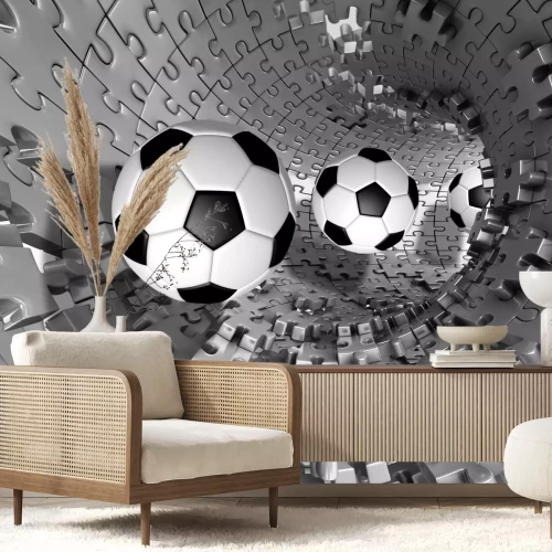 Fotobehang Puzzels en ballen