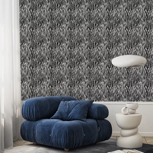 Behang Monochroom zeegras