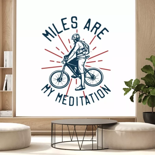 Sticker Fiets citaat