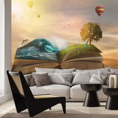 Fotobehang Fantasieboek