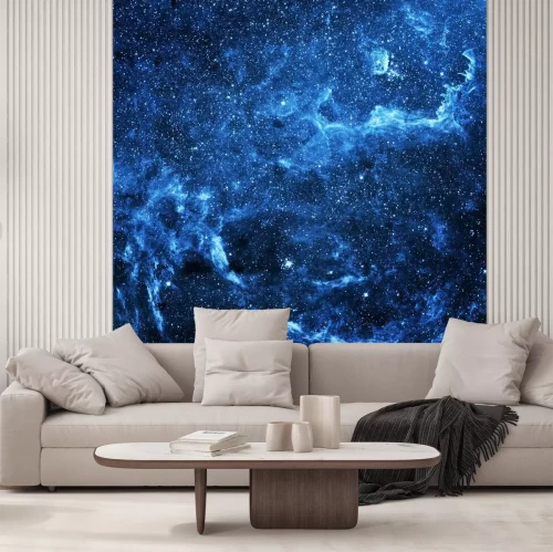 Fotobehang Het sterrenstelsel als collage gemaakt van NASA-foto's