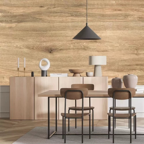 Fotobehang Houten beige achtergrond