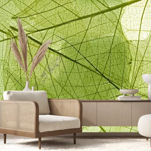 Fotobehang Natuur in de vorm van bladeren