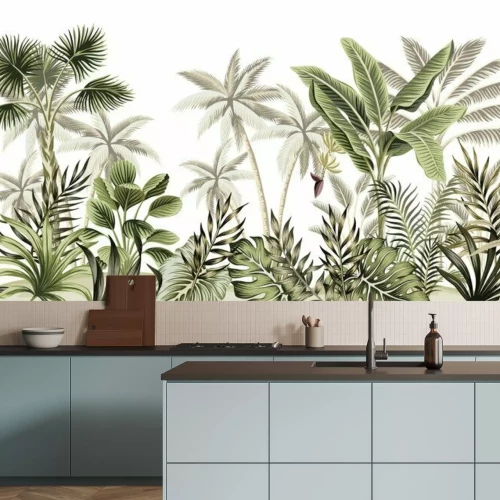 Fotobehang Jungle tropisch botanisch landschap