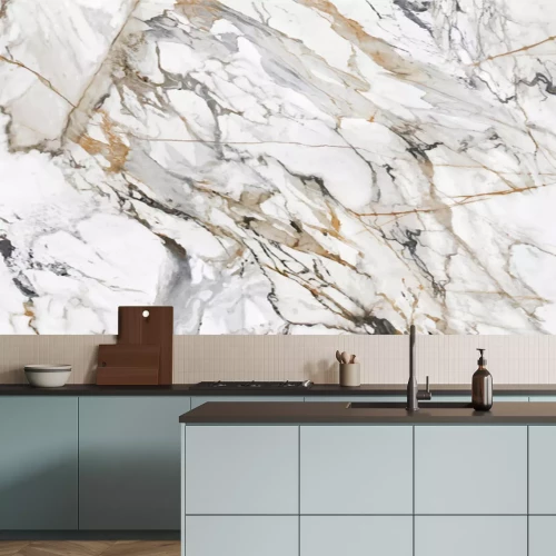 Fotobehang Marmer met scheuren