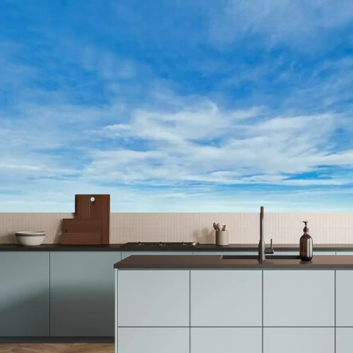 Fotobehang Hemelwitte wolken