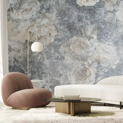 Fotobehang Roze grijze textuur