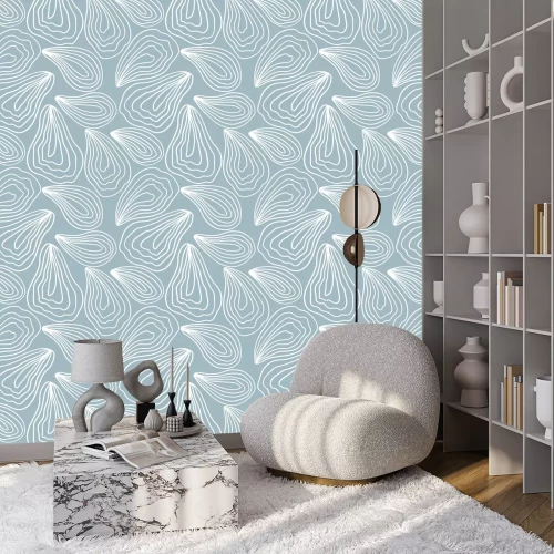 Behang Abstracte minimale vormen