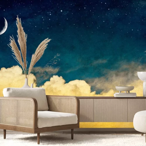 Sticker Maan en Cloudscape