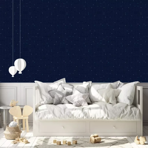 Behang Decoratieve stippen op een donkere achtergrond