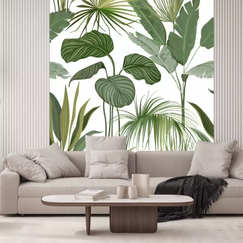 Sticker Groene wilde struikgewas