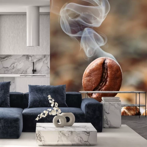 Fotobehang 3D-koffie in bonen