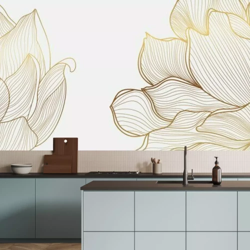 Sticker Schetsen van bloembekers