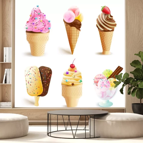 Sticker Pastel ijs thema