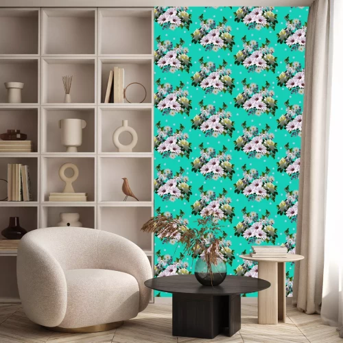 Behang Bloemen boeketten