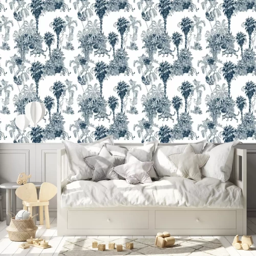 Behang Jungleflora en fauna