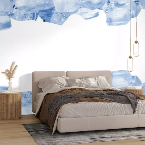 Sticker Ijsblokjes kader