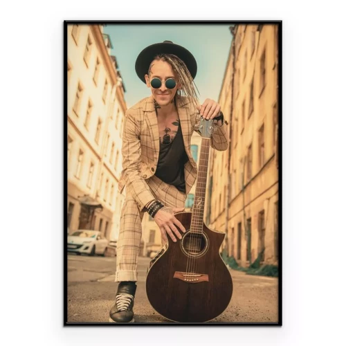 Poster town and music