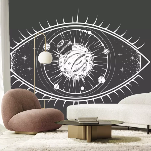 Sticker Het oog van het centrum van het universum