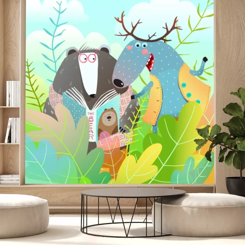 Sticker Lezende dieren