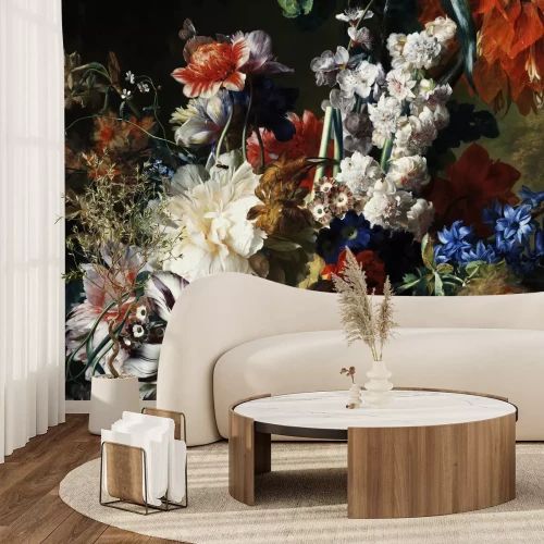 Fotobehang Een bos bloemen