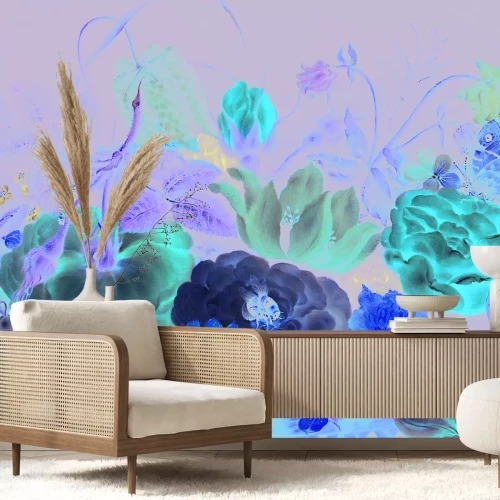 Fotobehang Kleurrijk boeket bloemen