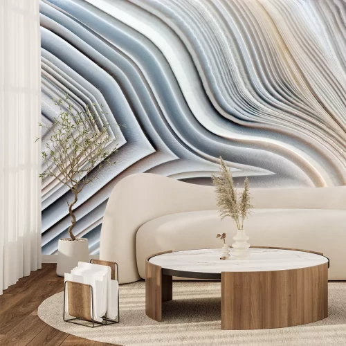 Fotobehang Beige agaat