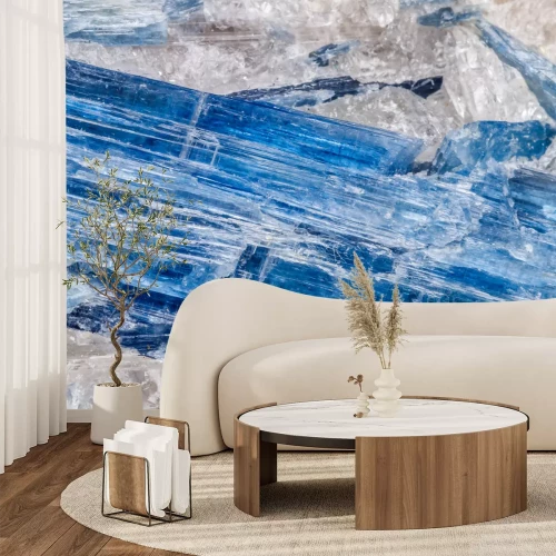 Fotobehang Blauwe Kyaniet