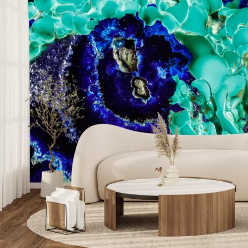 Fotobehang Malachiet-Azuriet