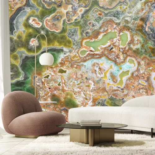 Fotobehang Onyx marmeren structuur