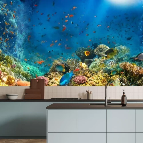 Fotobehang Vissen onder water