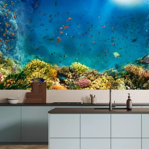 Fotobehang Vissen in de oceaan