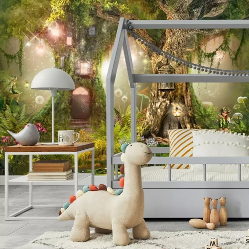 Fotobehang Sprookjesachtige boomhutten