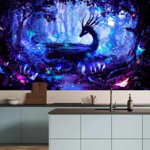 Fotobehang Fantasie draak