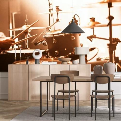 Fotobehang Rock drumstel