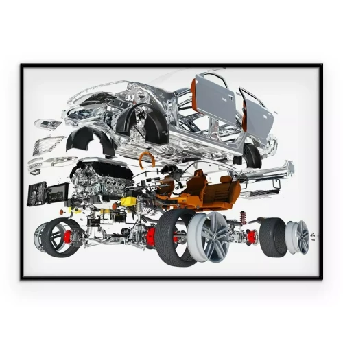 Poster Auto-onderdelen