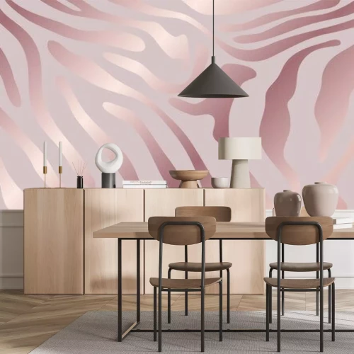 Sticker Abstracte afbeeldingen in roze kleuren