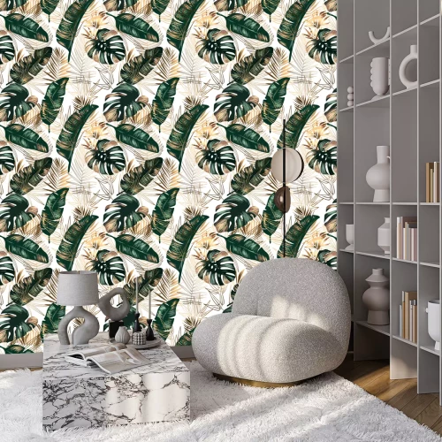 Behang Seamless jungle background