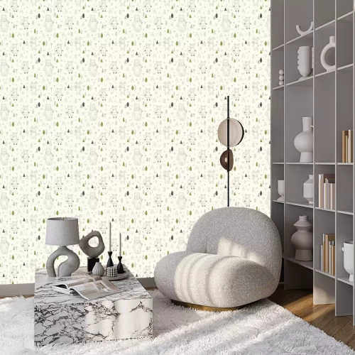 Behang Leuke bosdieren voor kinderen