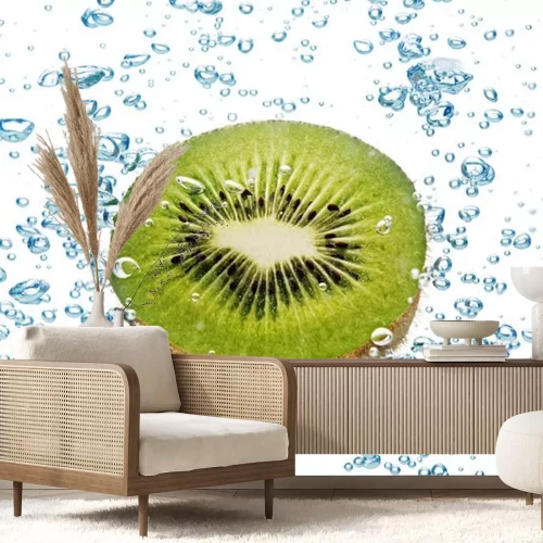 Sticker Bubbles in blue water