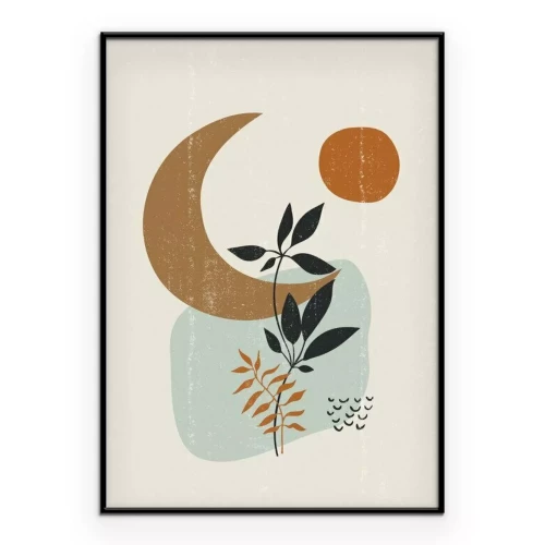 Poster Boho maanafbeeldingen